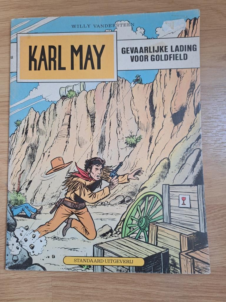 Karl May, Gevaarlijke lading voor Goldfield., Boeken, Stripboeken, Eén stripboek, Ophalen of Verzenden, Gelezen