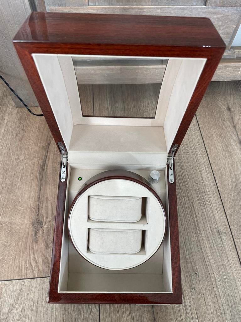 watchwinder voor 2 horloges, Sieraden, Tassen en Uiterlijk, Ophalen, Zo goed als nieuw, Zwart, Android