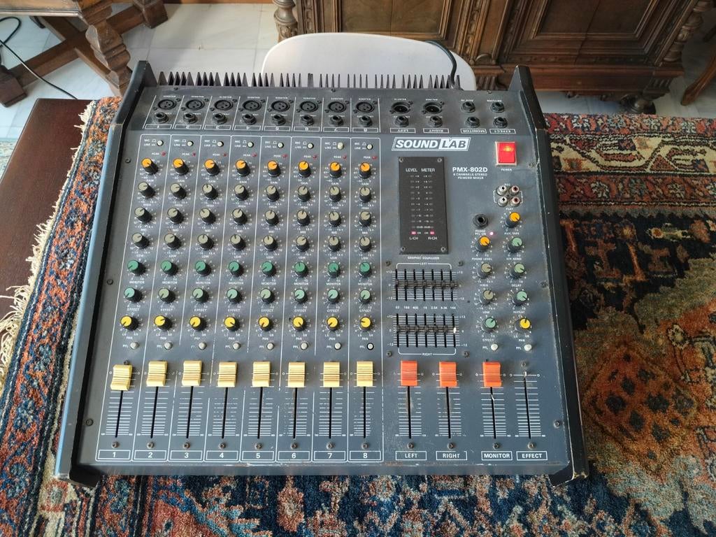 Soundlab PMX-802D mengpaneel, Ophalen