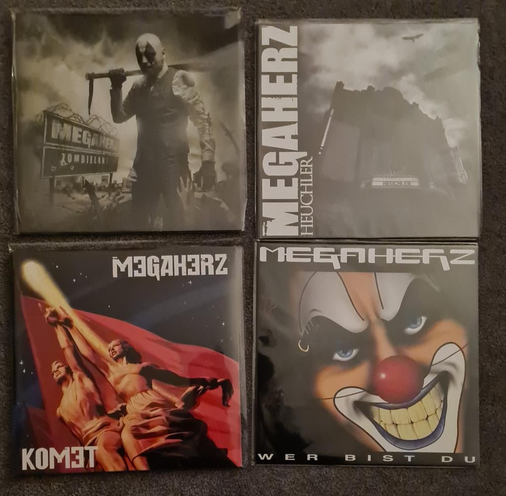 4 x MEGAHERZ LP VINYL   RAMMSTEIN, Ophalen of Verzenden, Zo goed als nieuw