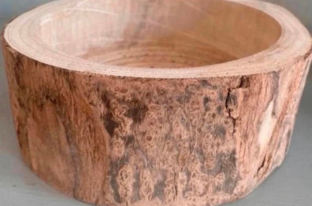 Boomstamschaal, Ophalen of Verzenden, Zo goed als nieuw, Rond