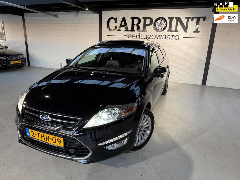 Ford Mondeo Wagon 2.0 EcoBoost Platinum Automaat 204PK! Navi, Gebruikt, 4 cilinders, Mondeo, Zwart