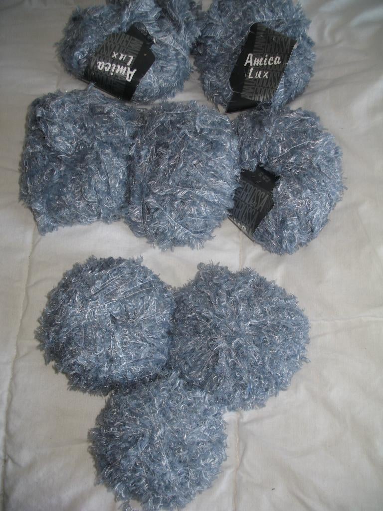 Restant Lana Grossa  Amica Lux Franje Merino * Wolmengsel, Ophalen of Verzenden, Nieuw, Breien of Haken, Wol of Garen