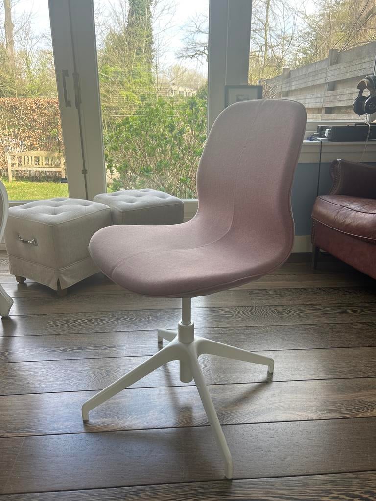 IKEA bureaustoel, in hoogte verstelbaar, roze, Ophalen, Gebruikt, Roze, Bureaustoel