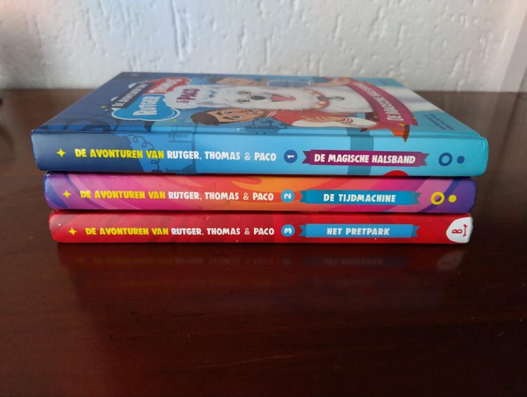 De avonturen van Rutger en Thomas (3 boeken), Ophalen, Zo goed als nieuw, Rutger Vink en Thomas van Grinsven