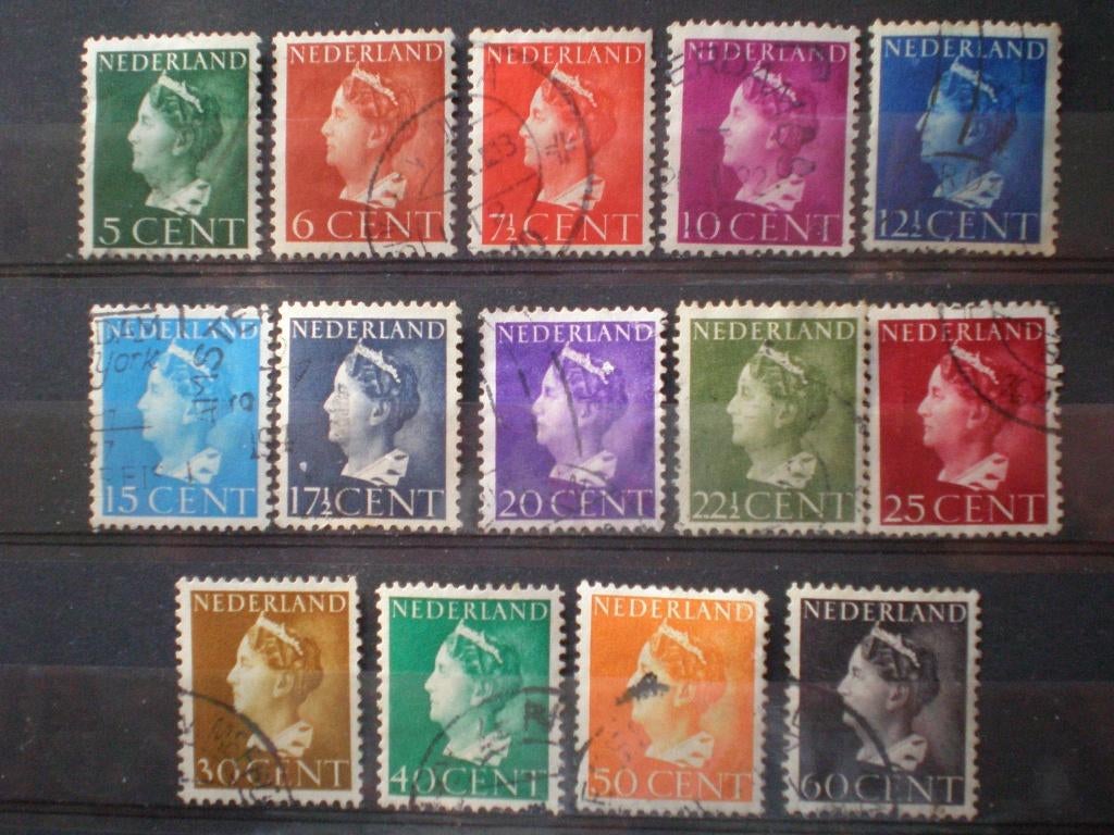 Nederland NVPH 332-345 gebruikt ( U 427)..€ 0,60, Verzenden