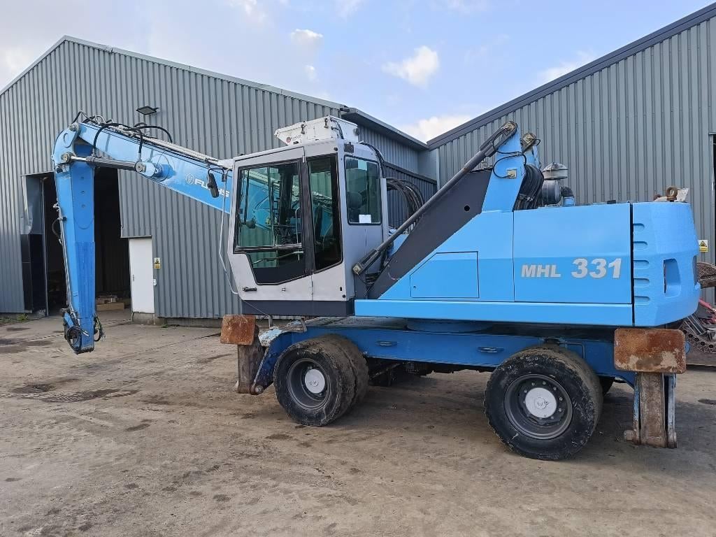 Fuchs MHL 331 overslagkraan umslagbagger waste handler, Kraan