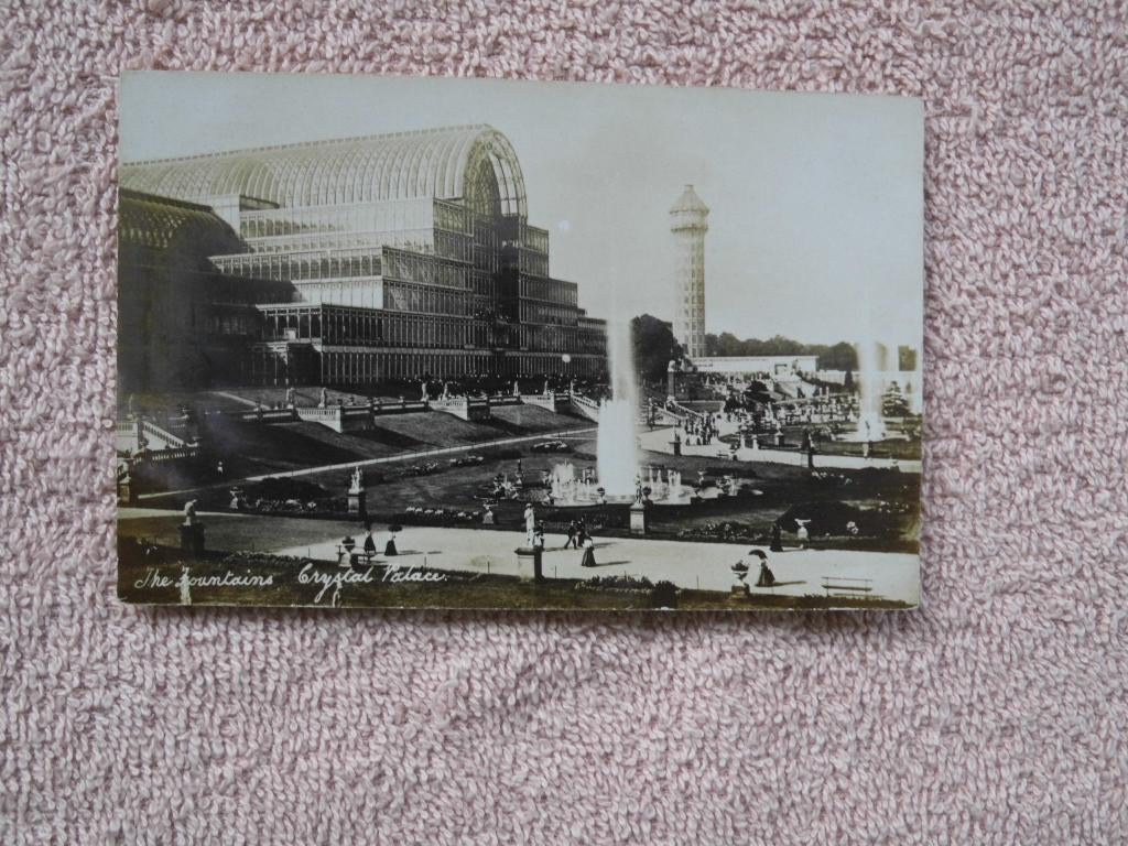 Crystal valace The Mountains met vuurtoren 3 maal, Verzamelen, Ansichtkaarten | Buitenland, Ophalen of Verzenden, Voor 1920, Engeland