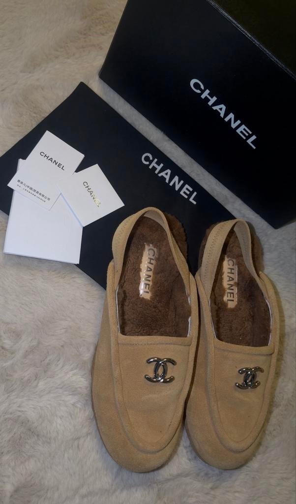 NIEUW | Chanel slingback loafers maat 42, Kleding | Dames, Schoenen, Beige, Nieuw, Sandalen of Muiltjes, Ophalen of Verzenden