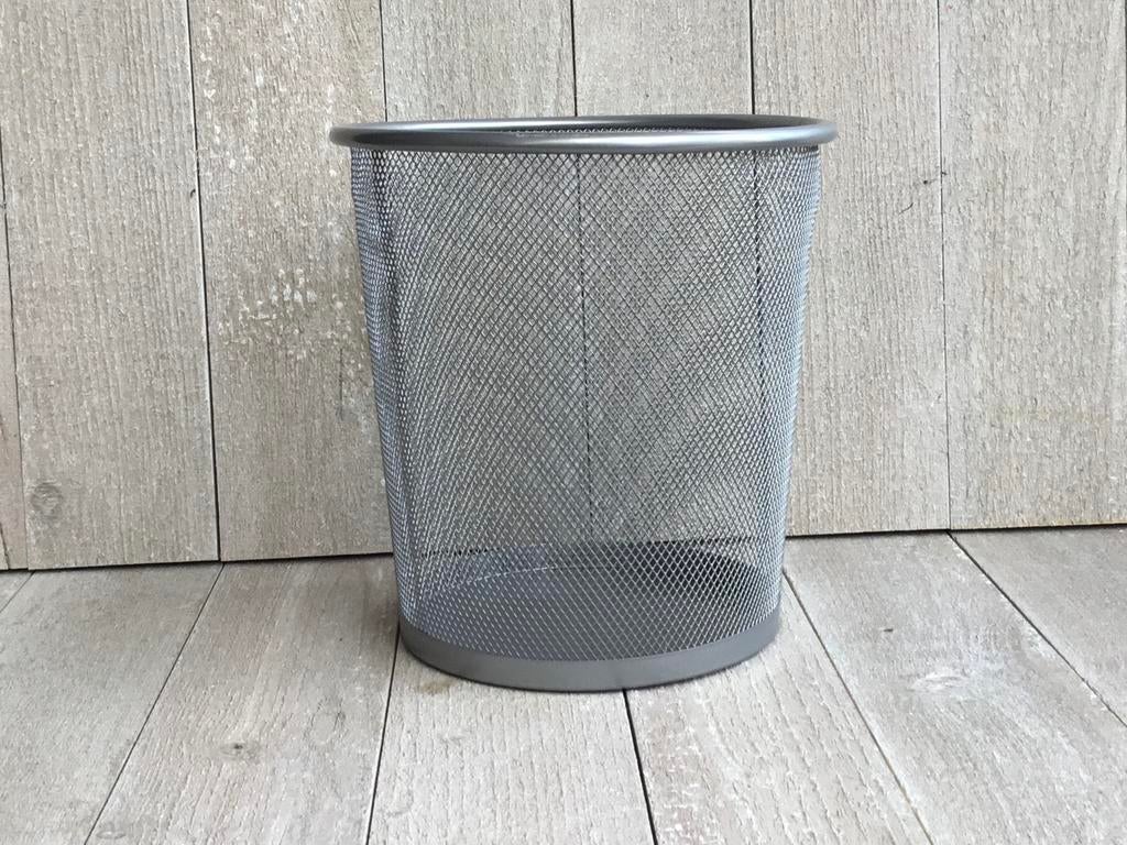 Prullenbak- afvalbak metaal 8L, Ophalen of Verzenden, Nieuw, Metaal