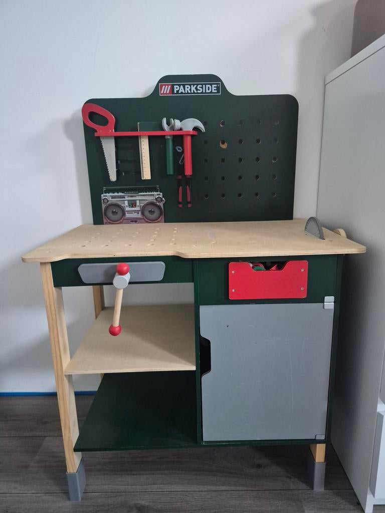 Houten werkbank met accessoires - Parkside, Ophalen