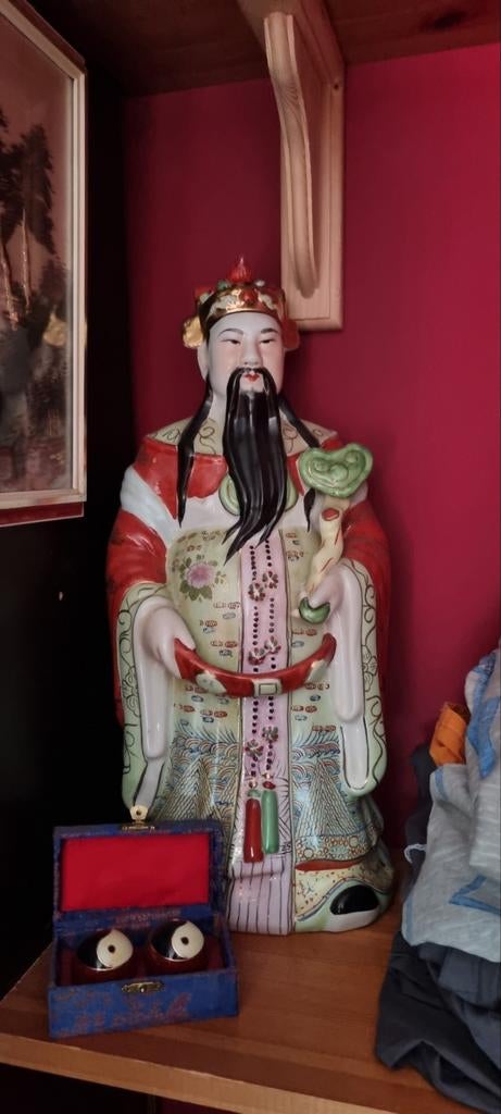 Japans( china beeld groot helemaal in orde geen stukken af, Ophalen of Verzenden