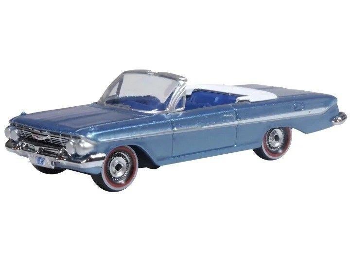 Chevrolet IMPALA CONVERTIBLE 1961 blauw metallic, Ophalen of Verzenden, Nieuw, Auto, Overige merken