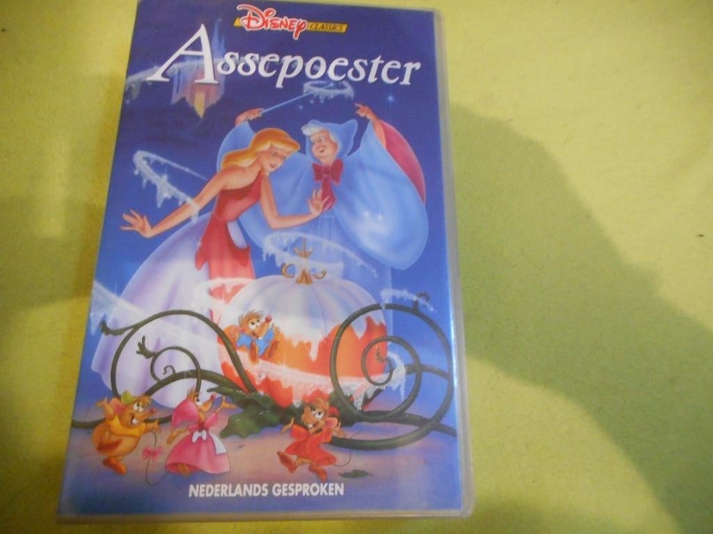 ASSEPOESTER! Mooie Disney Klassieker Op VIDEO!, Tekenfilm, Alle leeftijden, Kinderprogramma's en -films, Ophalen of Verzenden