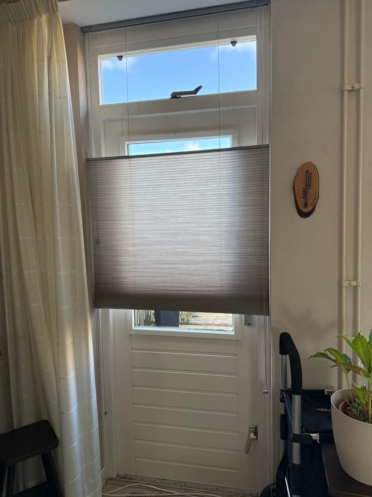 Plissé gordijn, Ophalen, Gebruikt, 200 cm of meer, 50 tot 100 cm