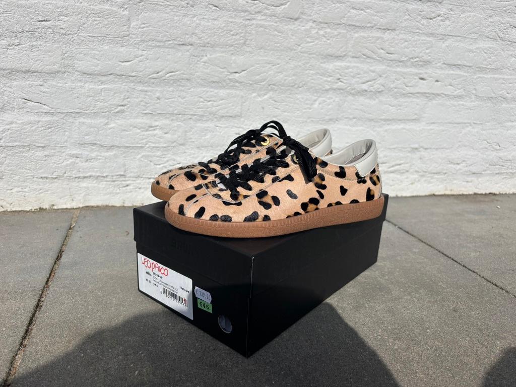 Nieuw leopard sneakers Bronx mt 37 – Hairy Leather NP (€140), Bronx, Bronx, Bruin, Nieuw