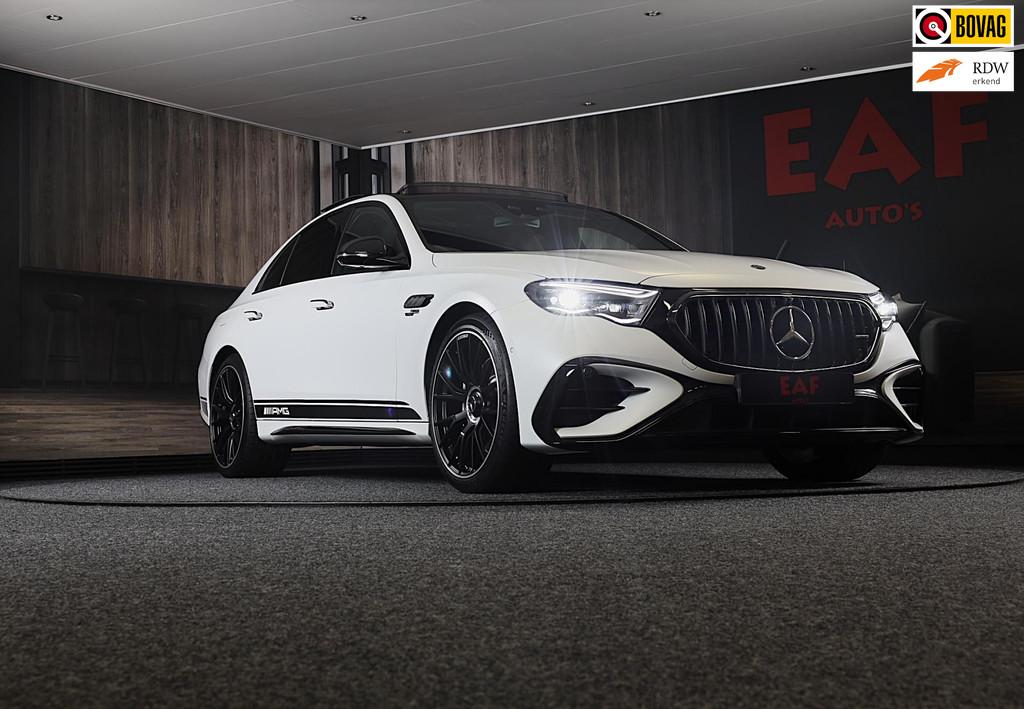 Mercedes-Benz E-klasse AMG 53 4MATIC+ Edition 1 / Hyperscree, Automaat, Gebruikt, Zwart, Wit