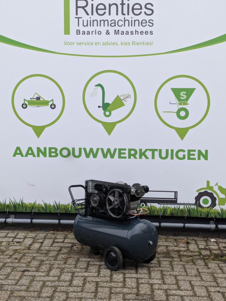 Contimac CM 402/10/100 compressor, Zo goed als nieuw, 25 tot 100 liter, 200 tot 400 liter/min, Niet ingevuld