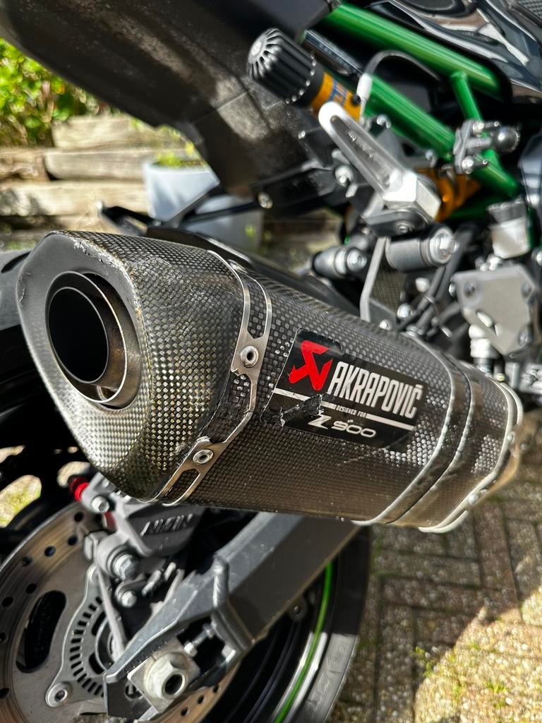 Akrapovic Uitlaat Slip-On Carbon Z900, Motoren, Ophalen of Verzenden