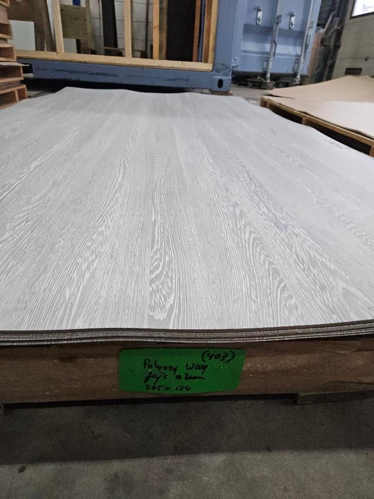 HPL Polyrey W009 Wenge Blanc fineer platen 245x124cm ( 403 ), Ophalen, HPL, Nieuw, Nb