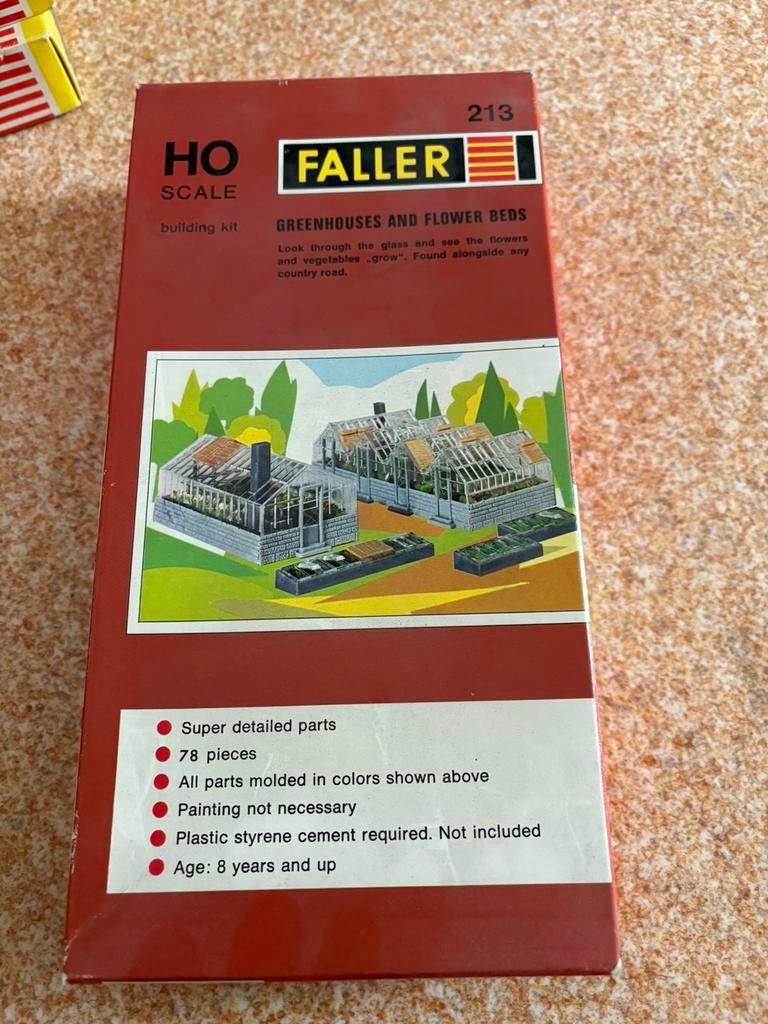 Faller 213 ho kassencomplex USA, Overige merken, Gelijkstroom of Wisselstroom, Brug, Tunnel of Gebouw, Ophalen of Verzenden