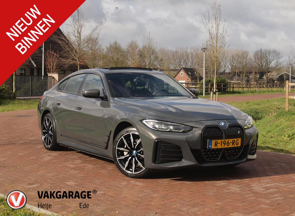BMW i4 eDrive40 84 kWh | M-Pakket | Schuifdak | Camera | Dra, Achterwielaandrijving, 340 pk, 2025 kg, 750 kg