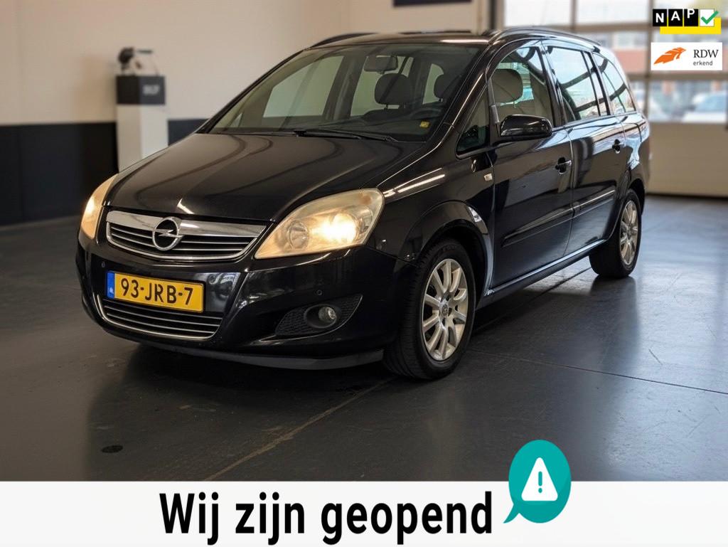 Opel Zafira 1.8 Temptation-7 persoons-airco-elek ramen, Voorwielaandrijving, Gebruikt, 4 cilinders, Zwart