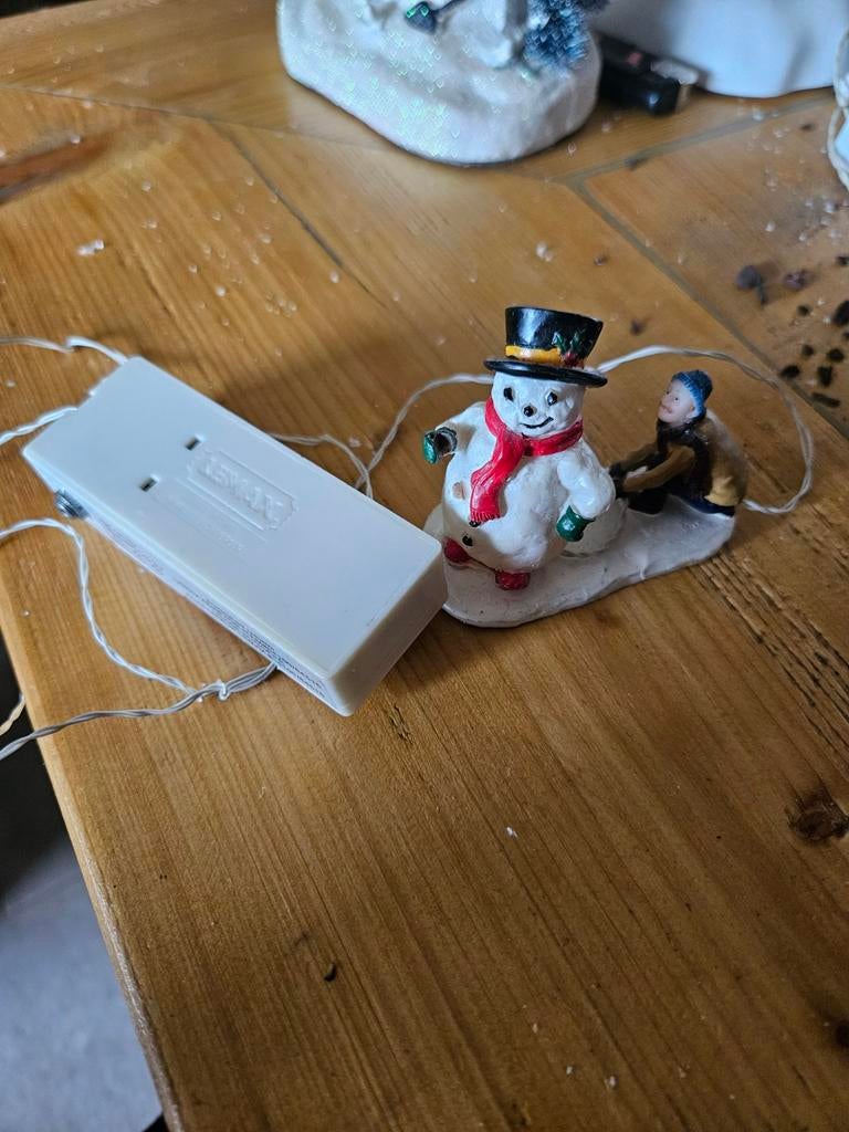 Sneeuwpop verlicht lemax, Diversen, Kerst, Ophalen