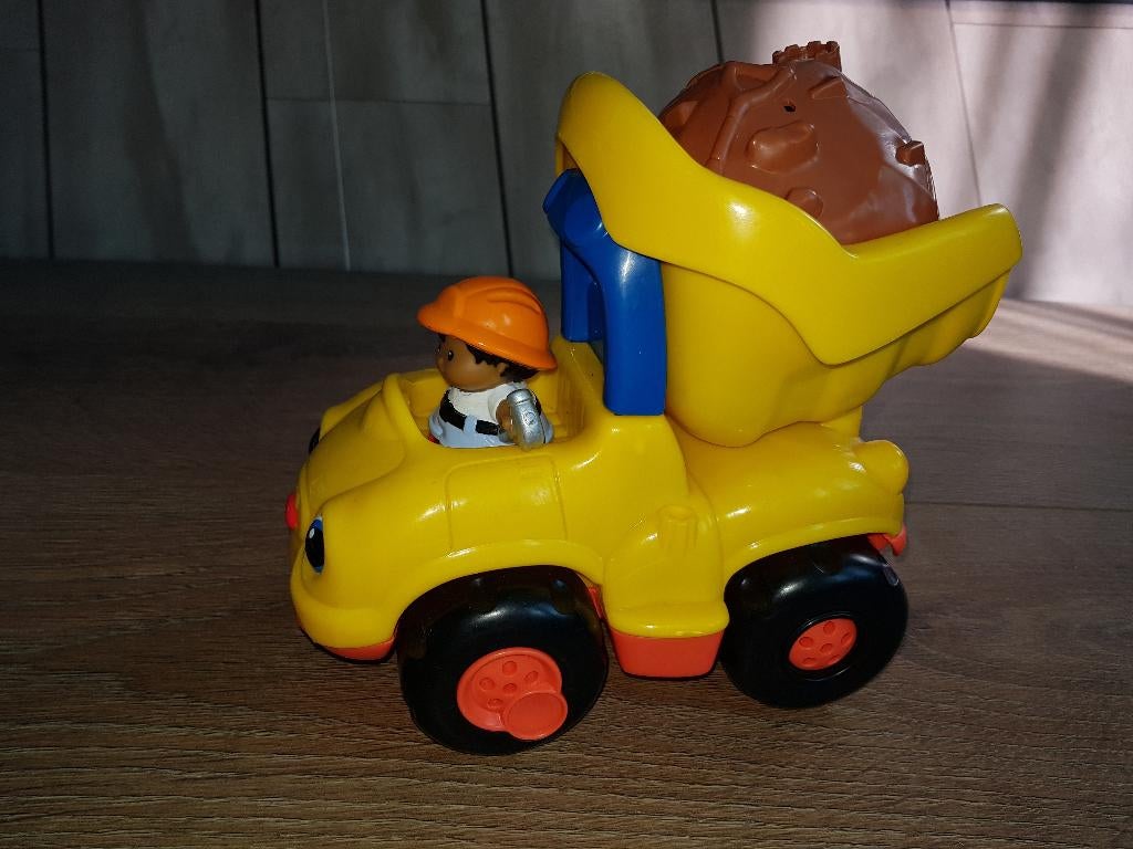 Fisher-Price Little People Dump Truck, Kinderen en Baby's, Speelgoed | Fisher-Price, Ophalen, Zo goed als nieuw, Auto of Voertuig