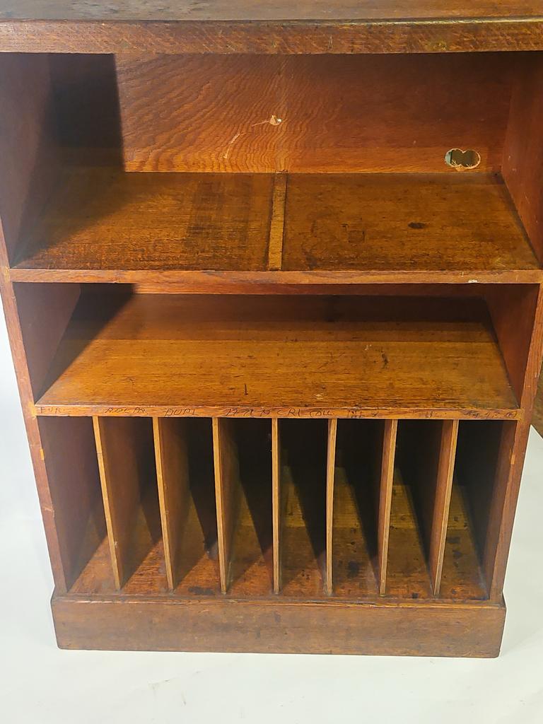 Vintage Houten Audio Meubel / LP Kast - Robuust en Stijlvol, Huis en Inrichting, Kasten | Overige, D, Gebruikt, Ophalen of Verzenden