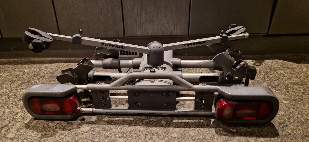 Spinder Eagle fietsendrager REC-2-F, Auto diversen, Fietsendragers, Gebruikt, Trekhaakdrager, 2 fietsen, Ophalen