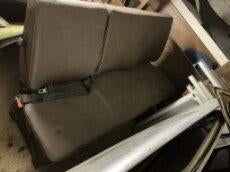 VW T3 tussenbank, bruin, onbeschadigd, Ophalen, Gebruikt, Overige automerken