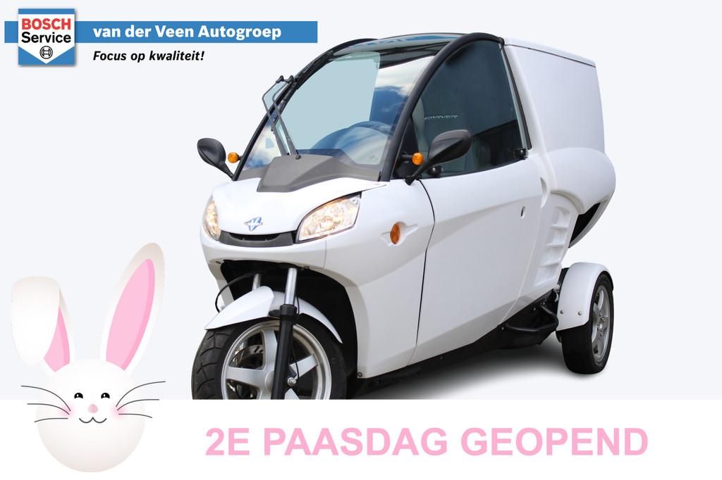 Carver Brommobiel Cargo Base 5.4 kWh | 45 km/u | Voorruitver, Gebruikt, Carver, Groningen@vdveenautogroep.nl, Auto Hoogkerk BV