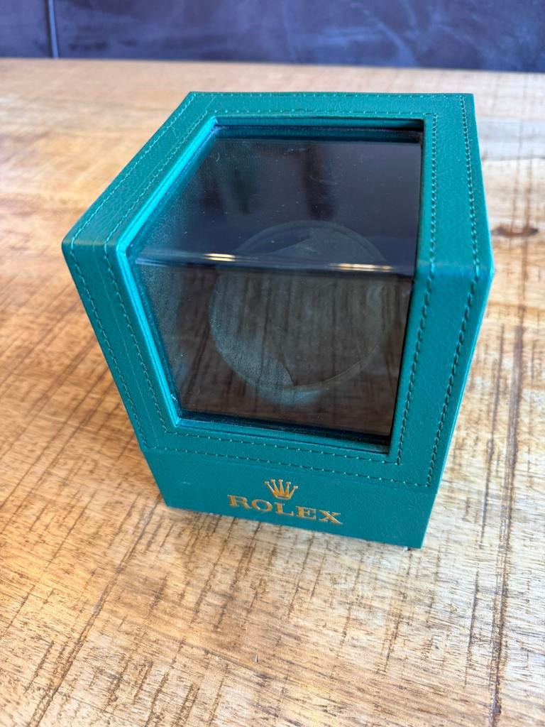 2 x Rolex watchwinder zgan op batterij en 230 V, Sieraden, Tassen en Uiterlijk, Horloges | Heren, Ophalen, Zo goed als nieuw, Staal
