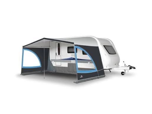 Dorema panorama luifel maat 5 incl. Stalen frame, Ophalen of Verzenden, Zo goed als nieuw, Dorema