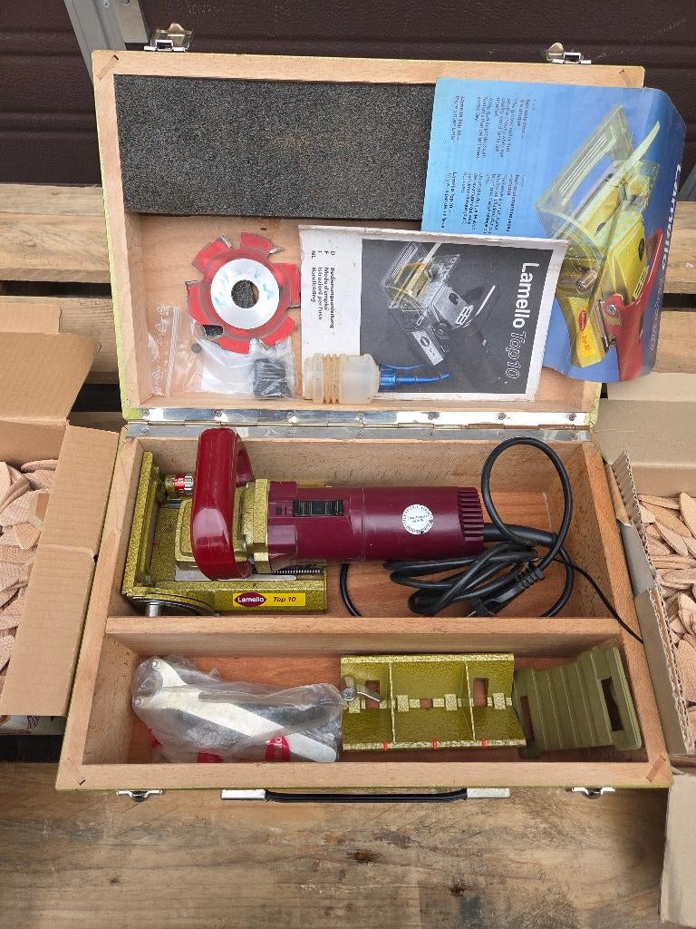 Lamello top10 freesmachine in koffer, Gebruikt, Lamello, Ophalen of Verzenden, Bovenfrees