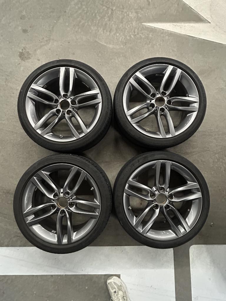 BMW 416M Velgen 18 inch – Breedset – Ferric Grey – Origineel, Ophalen, 18 inch, Velg(en), Personenwagen