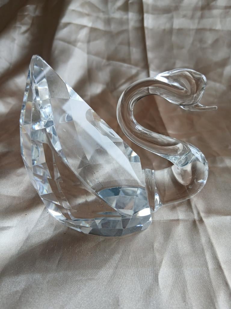 Zwaan kristal, Antiek en Kunst, Antiek | Glas en Kristal, Ophalen of Verzenden
