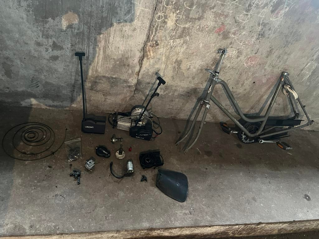 Spartamet onderdelen….., Ophalen