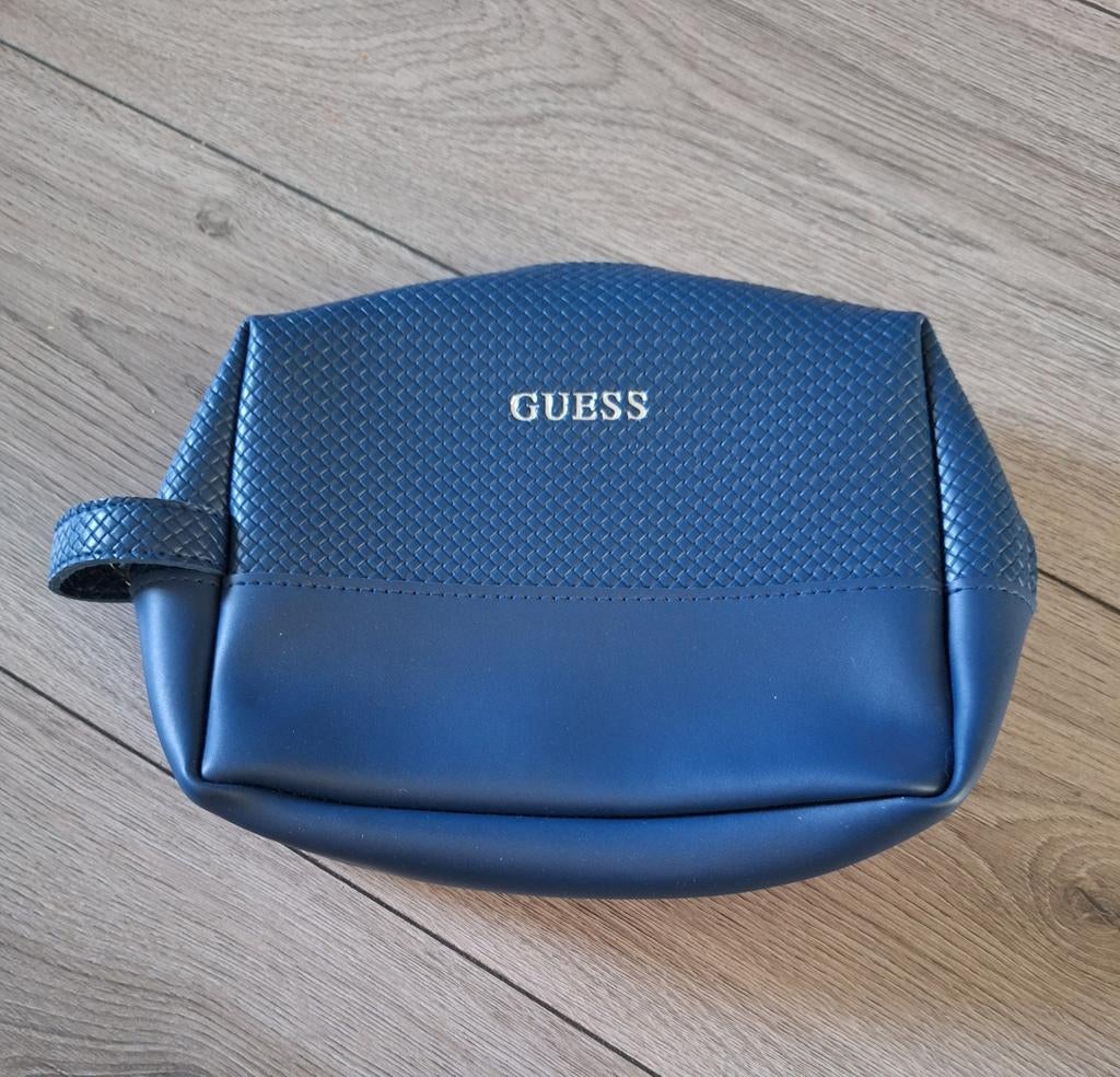 guess make-up tas blauw toilettas nieuw, Ophalen of Verzenden, Nieuw, Blauw, Dame