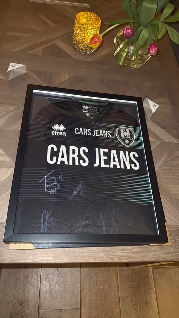 Gesigneerd ADO Den Haag shirt van MatchWornShirt, Ophalen, Zo goed als nieuw, Overige binnenlandse clubs, Shirt