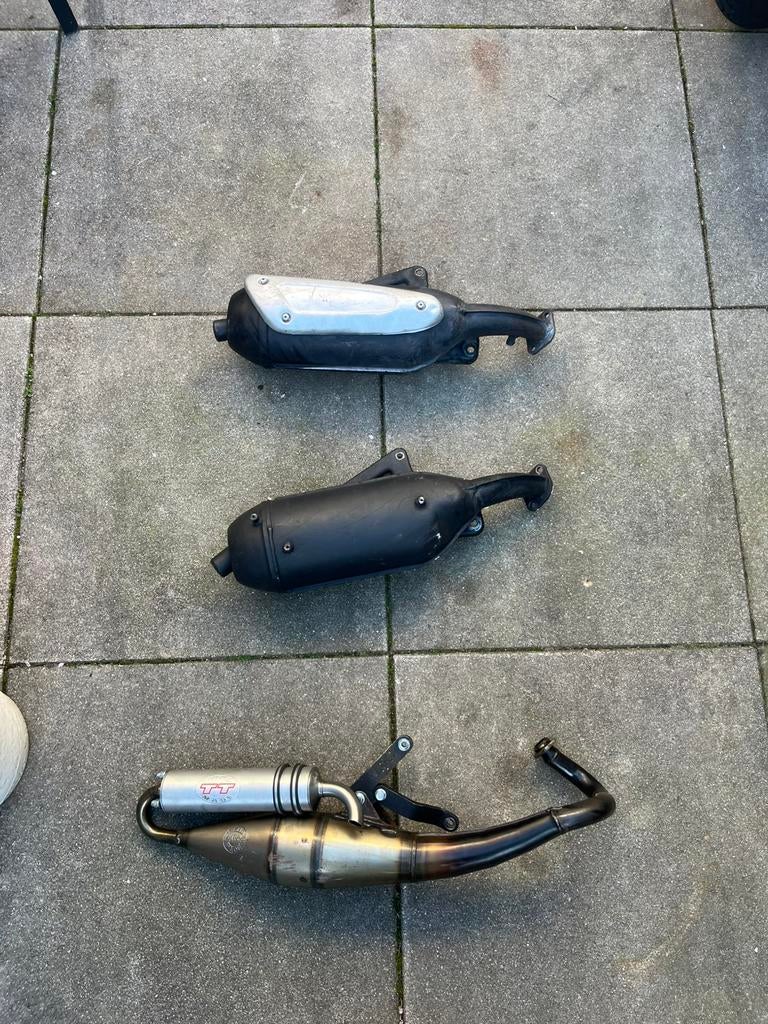 Piaggio 125-180 uitlaat en 70 terugloop, Ophalen, Zo goed als nieuw