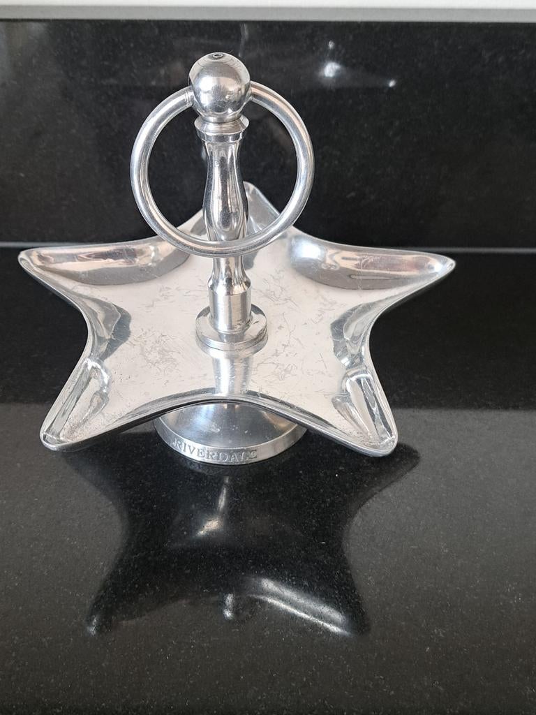 Riverdale Stervormige Etagère - Zilverkleurig, Huis en Inrichting, Woonaccessoires | Etagères, Ophalen of Verzenden, Gebruikt