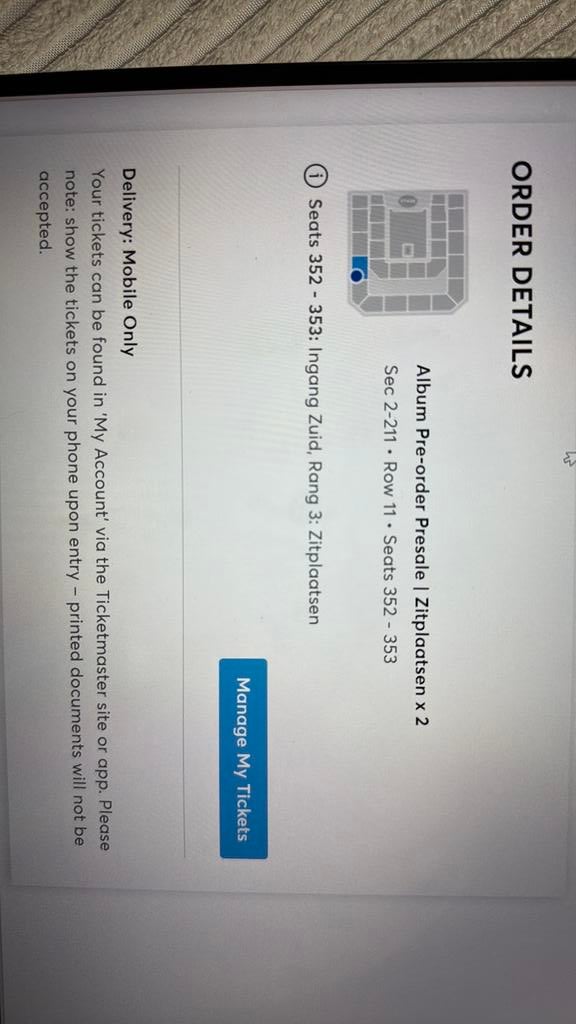 Niall horan tickets 2x, Computers en Software, Besturingssoftware, Ophalen of Verzenden, Nieuw