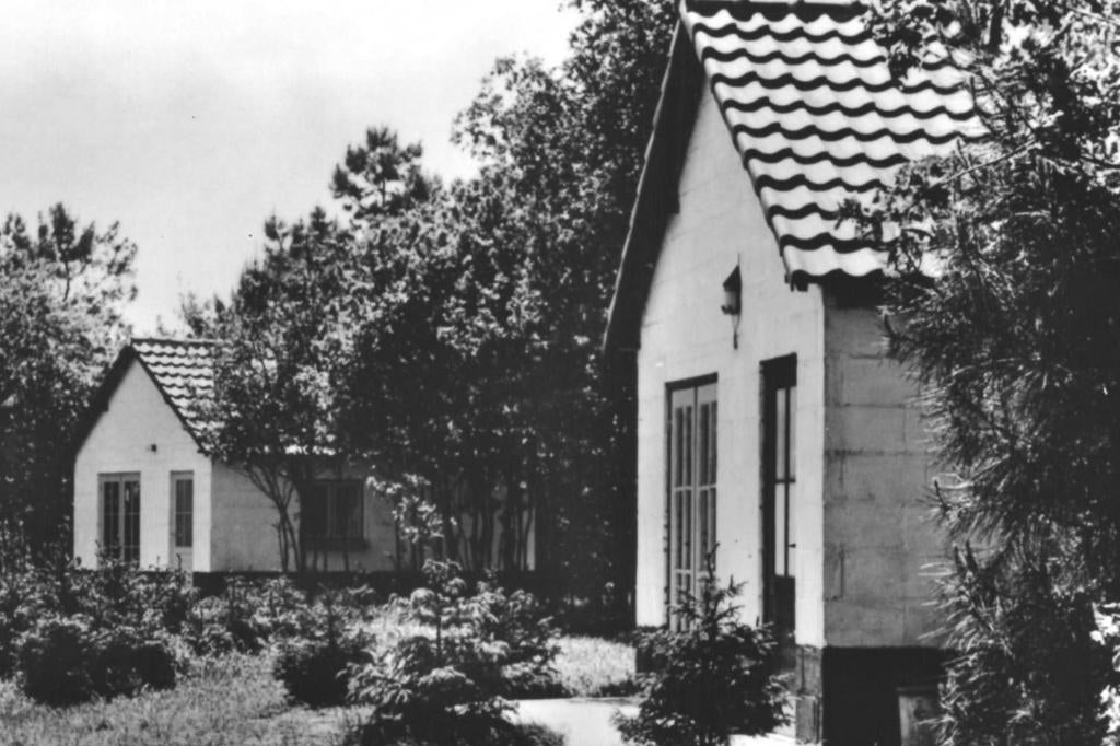 991377 Uden 1965 N B Bungalowpark De Pier Gelopen met zegel, Ophalen of Verzenden, 1960 tot 1980, Gelopen, Noord-Brabant