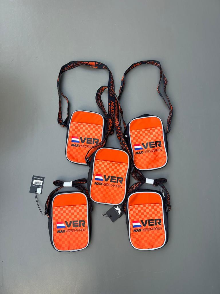 Max Verstappen schoudertas, Ophalen of Verzenden, Nieuw, Oranje, Overige merken
