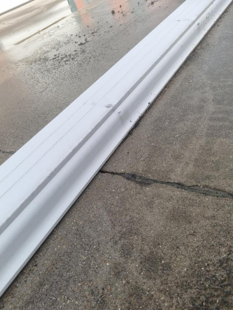 Dakgoot aluminium wit, 6 meter of meer, Aluminium, Ophalen of Verzenden, 80 mm of meer