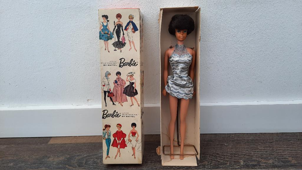 Vintage Barbie Mattel Midge 1962 Brunette / Bubble Cut, Verzamelen, Poppen, Gebruikt, Pop, Ophalen of Verzenden