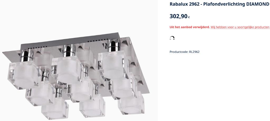 SUPER MOOIE DIAMAND plafondlamp nwpr €300 nu €25, Ophalen, Zo goed als nieuw