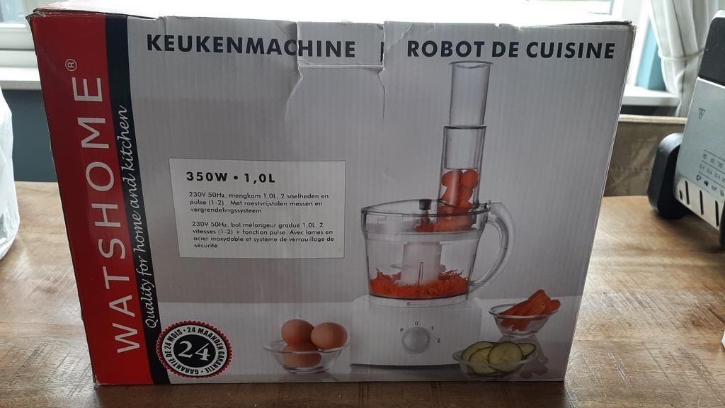 Watshome keukenmachine, 4 liter of meer, Ophalen of Verzenden, Nieuw, 3 snelheden of meer